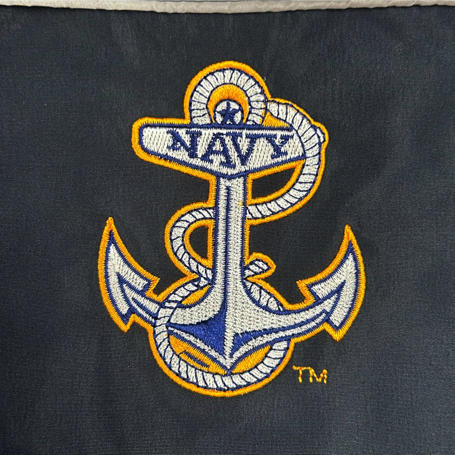 Navy Anchor 2 Tone Jacket (Navy/Grey)
