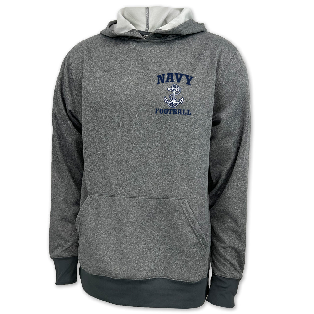 Navy Anchor Football Performance Hood