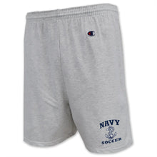 Load image into Gallery viewer, Navy Anchor Soccer Cotton Short