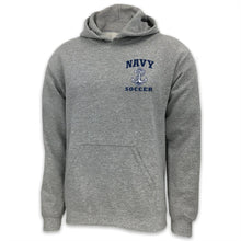 Load image into Gallery viewer, Navy Anchor Soccer Hood