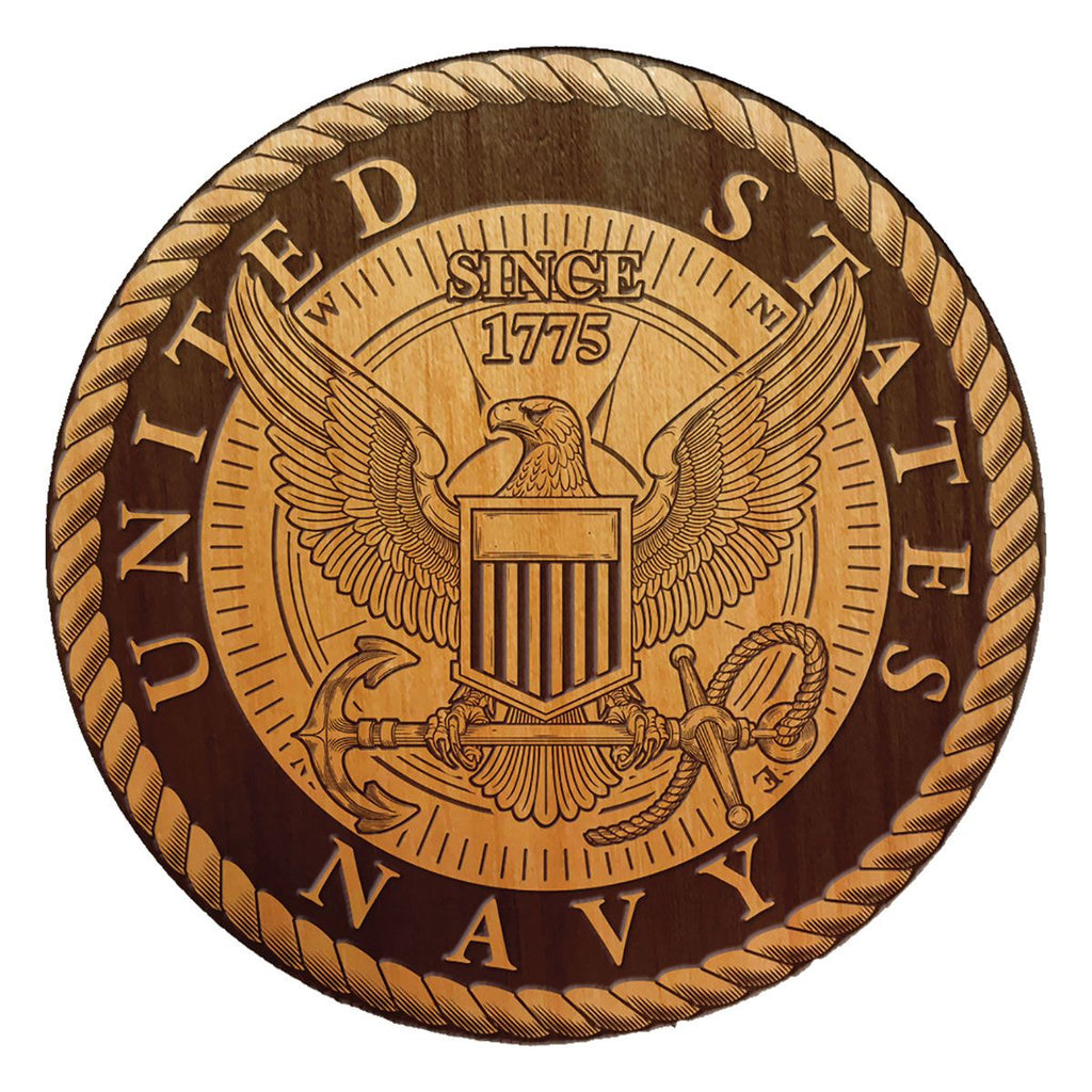 United States Navy Wood Coasters (Set of 4)