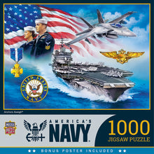 Load image into Gallery viewer, US Navy Forged by the Sea 1000Pc Puzzle