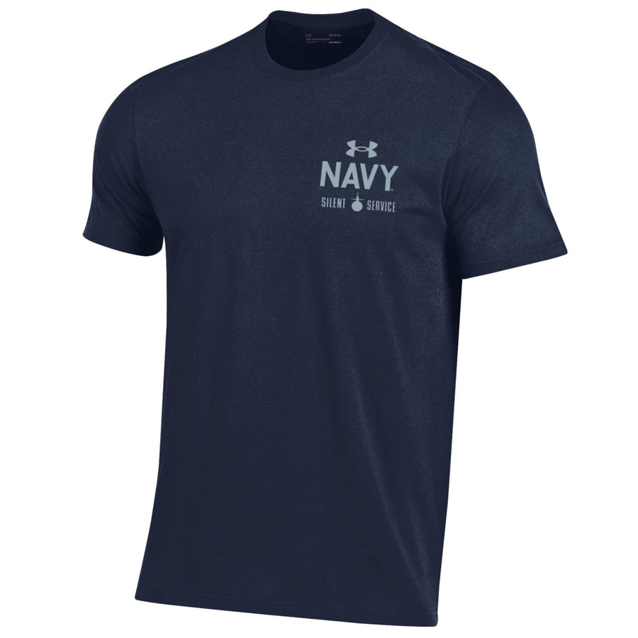 Navy Under Armour 2023 Rivalry Anchor Silent Service Performance Cotton T-Shirt (Navy)