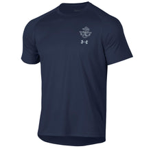 Load image into Gallery viewer, Navy Under Armour 2023 Rivalry Anchor Silent Service Spine Tech T-Shirt (Navy)