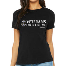 Load image into Gallery viewer, Navy Vet Looks Like Me Ladies T-Shirt