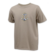 Load image into Gallery viewer, Navy Youth Anchor Logo T