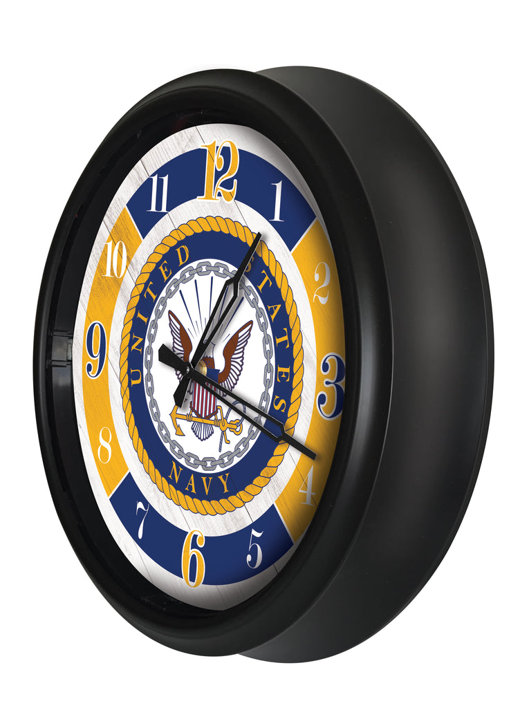 United States Navy Indoor/Outdoor LED Wall Clock