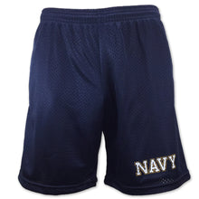 Load image into Gallery viewer, Navy Athletic Pocket Mesh Shorts (Navy)