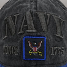 Load image into Gallery viewer, Navy Retro Zero Dark Hat (Grey)