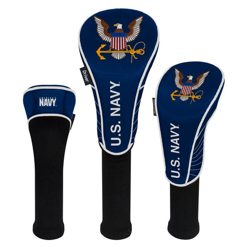 Navy Eagle Headcovers (Set of Three)
