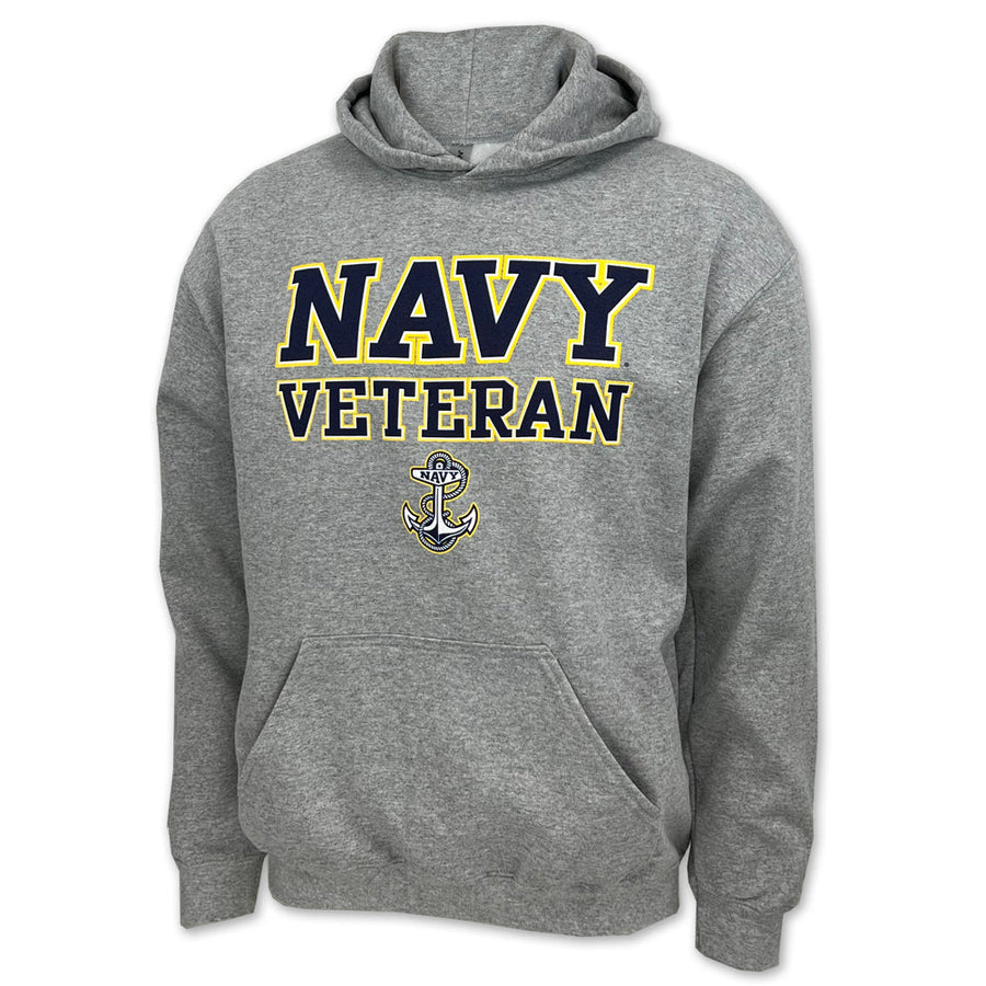 Navy Veteran Anchor Hood (Grey)