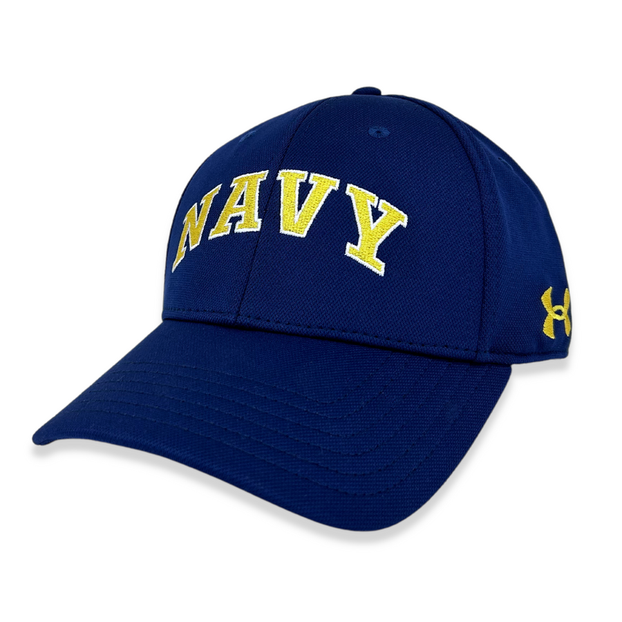 Under Navy Blitzing (Navy) Fit Armour Hat Flex