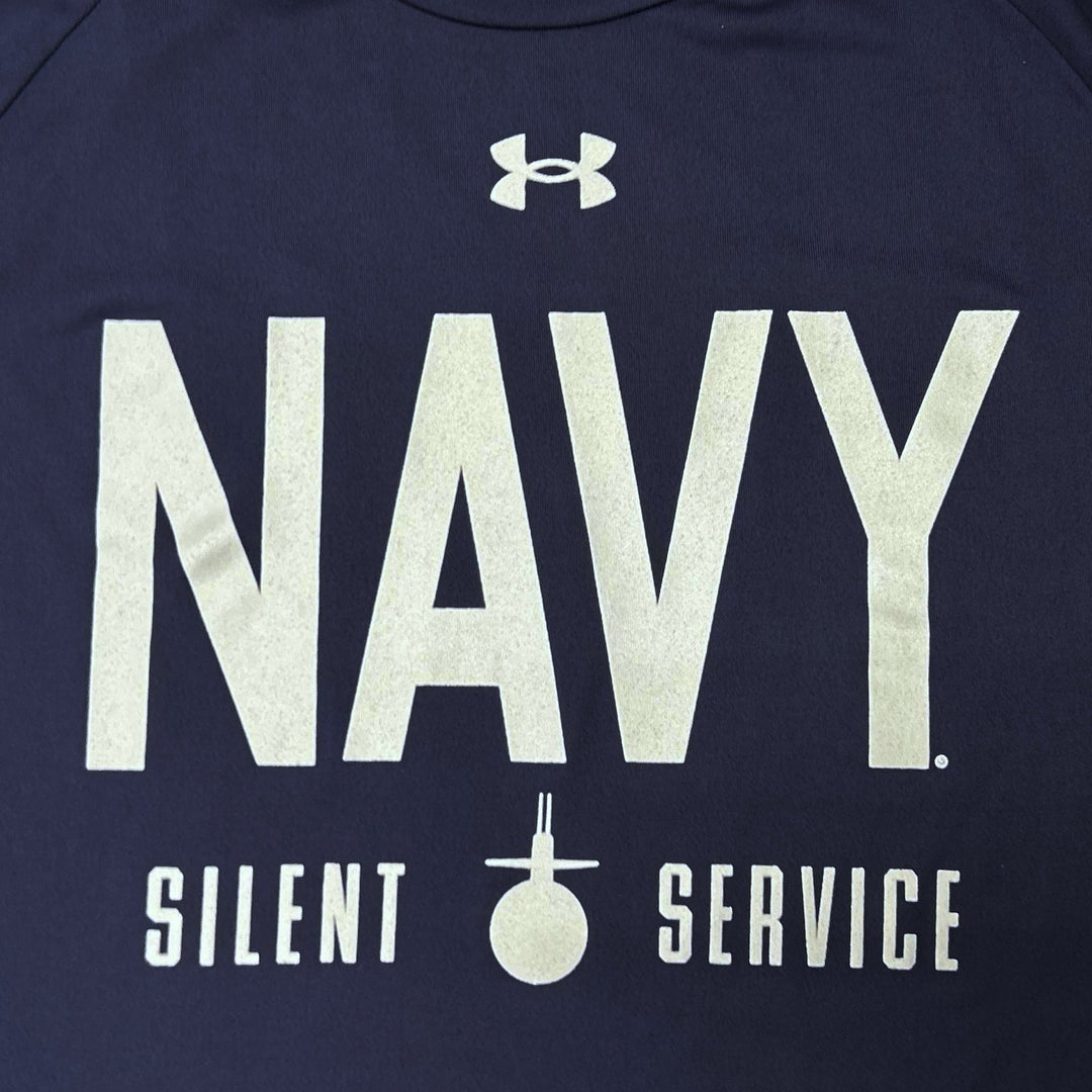 Navy Under Armour Silent Service Tech Long Sleeve T-Shirt (Navy)