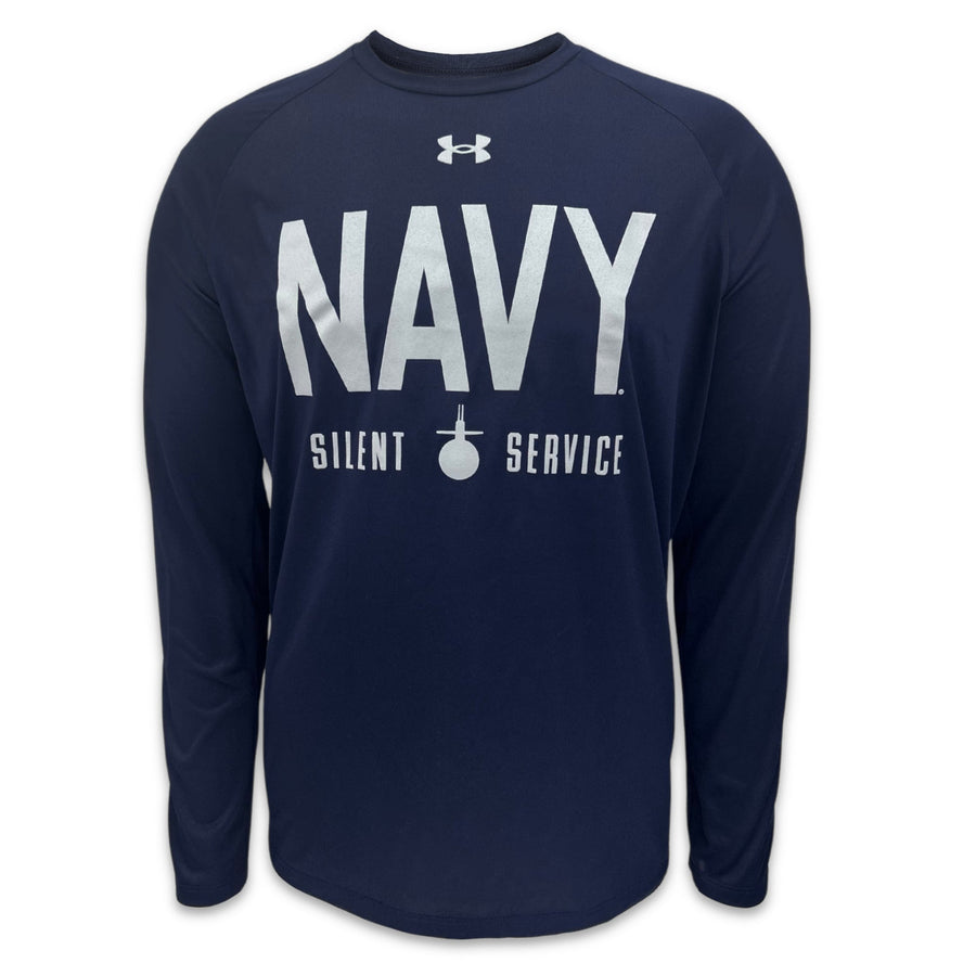 Navy Under Armour 2023 Rivalry Silent Service Tech Long Sleeve T-Shirt (Navy)