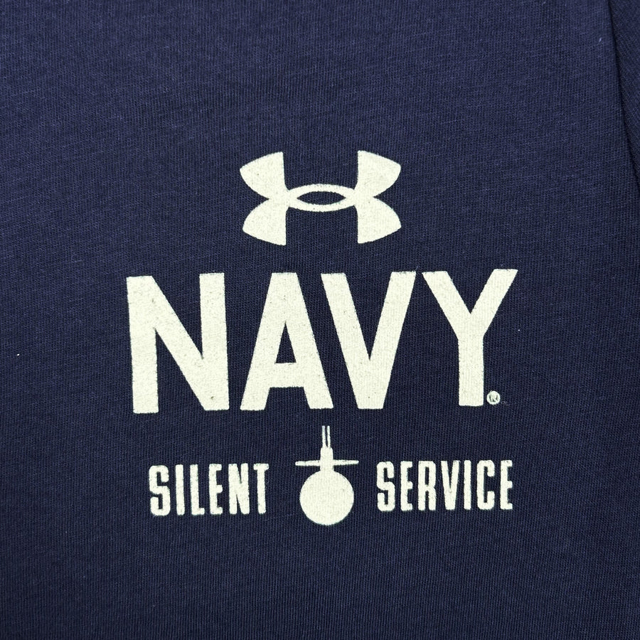 Navy Under Armour 2023 Rivalry Anchor Silent Service Performance Cotton T-Shirt (Navy)
