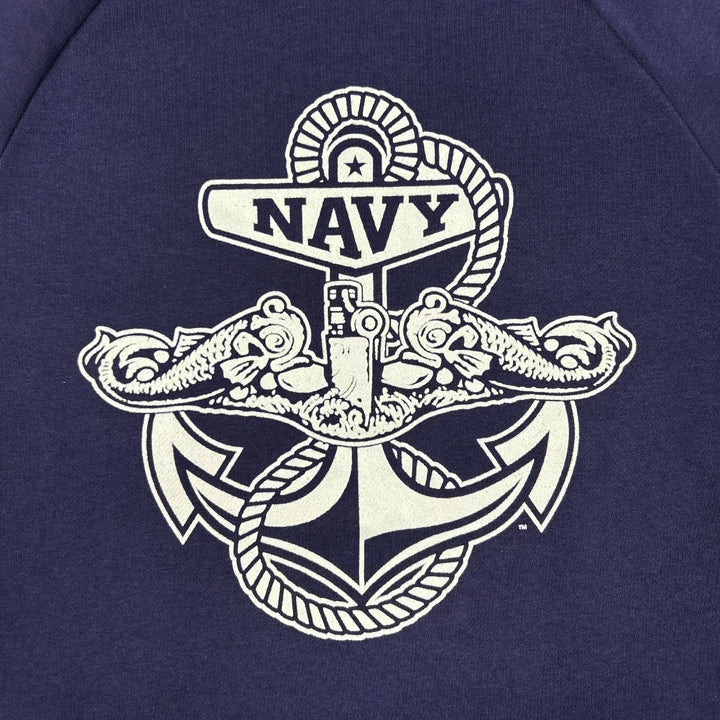 Navy Under Armour Anchor Silent Service Performance Cotton Hood (Navy)