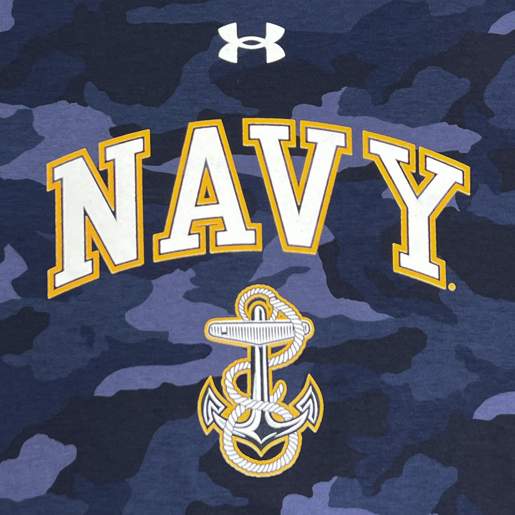 Navy Under Armour Camo T-Shirt (Navy)