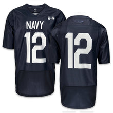 Load image into Gallery viewer, Navy Under Armour 2023 Rivalry Men&#39;s Football Replica Jersey (Navy)