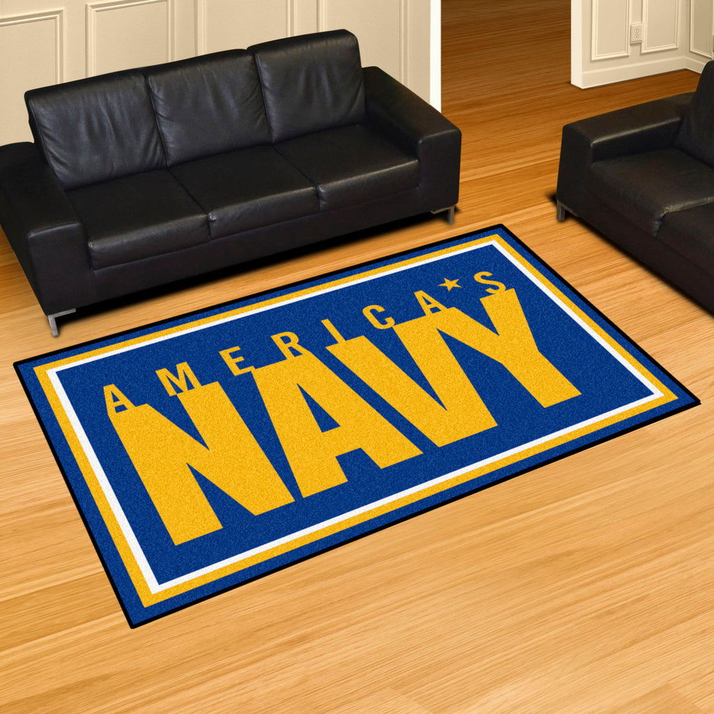 Navy Large Carpet Mat 5' X 8'