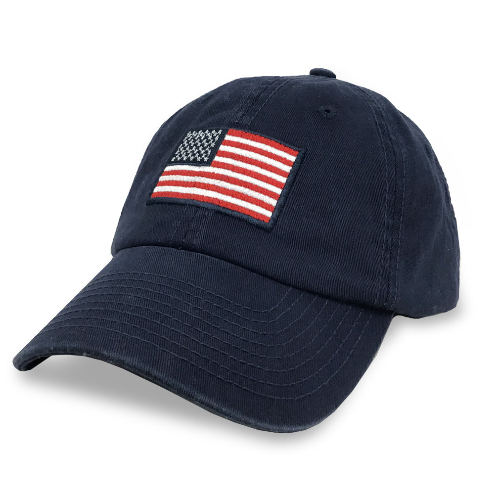 Armed Forces Gear American Flag Hat (Navy)