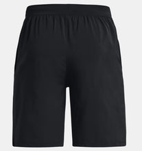 Load image into Gallery viewer, Navy Anchor Under Armour Academy Shorts (Black)