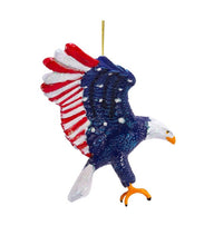 Load image into Gallery viewer, Stars and Stripes Eagle Ornament