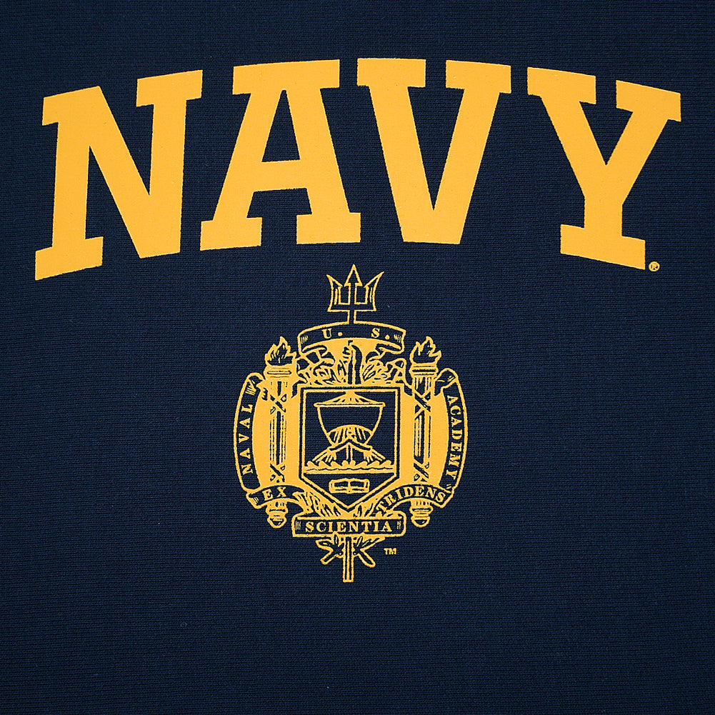 USNA Issue Champion Reverse Weave Hood (Navy)