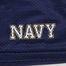 Load image into Gallery viewer, Navy Athletic Pocket Mesh Shorts (Navy)