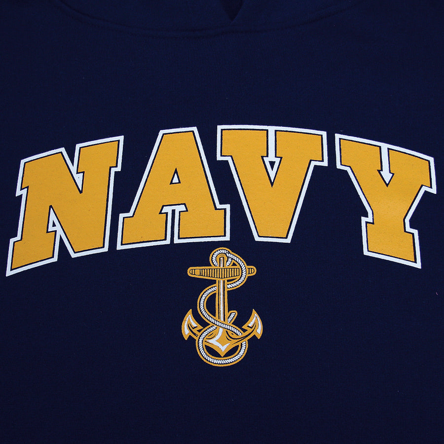 Navy Arch Anchor Hood (Navy)