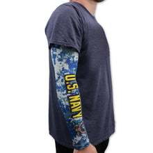 Load image into Gallery viewer, Navy Camo Solar Sleeves