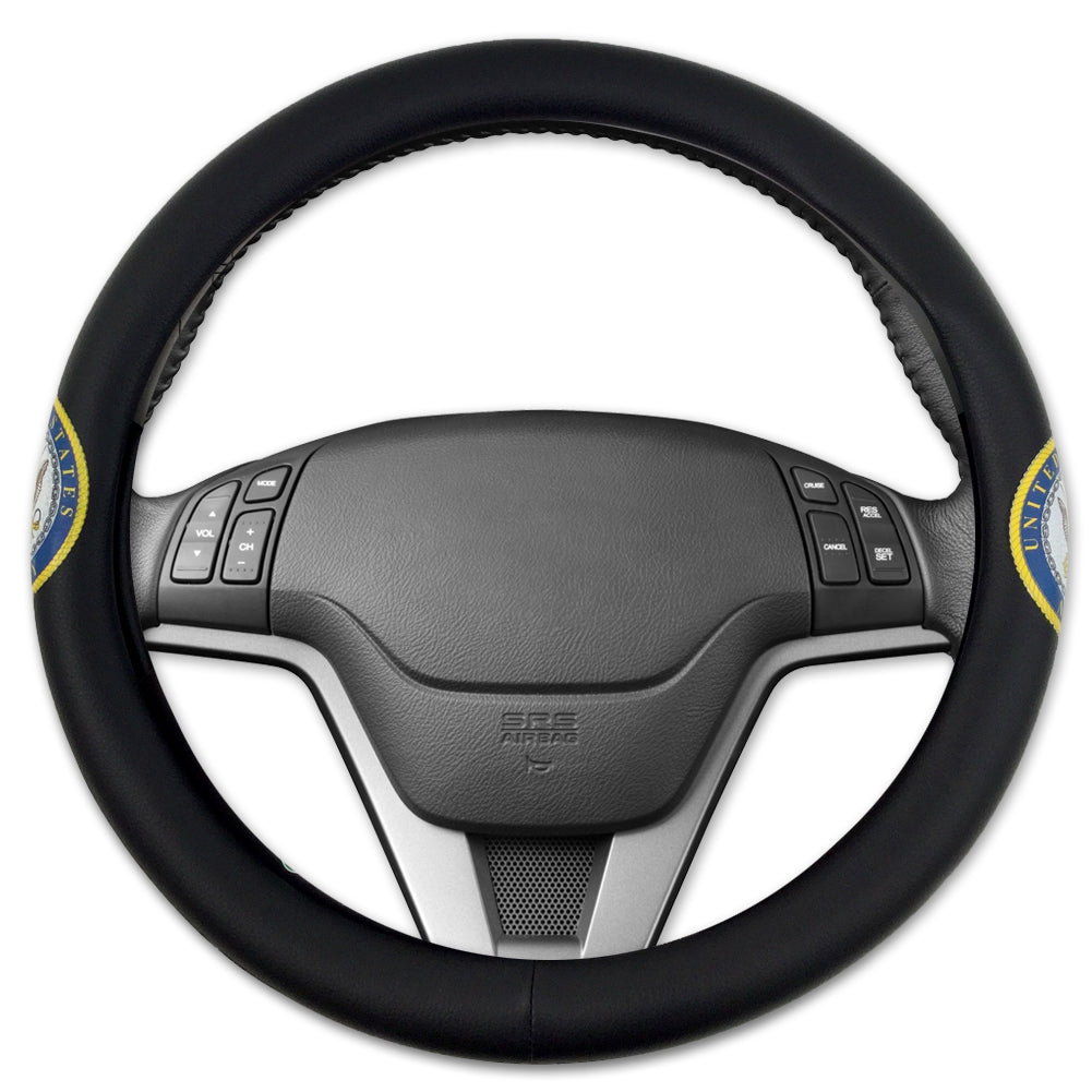 Navy Car Steering Wheel Cover