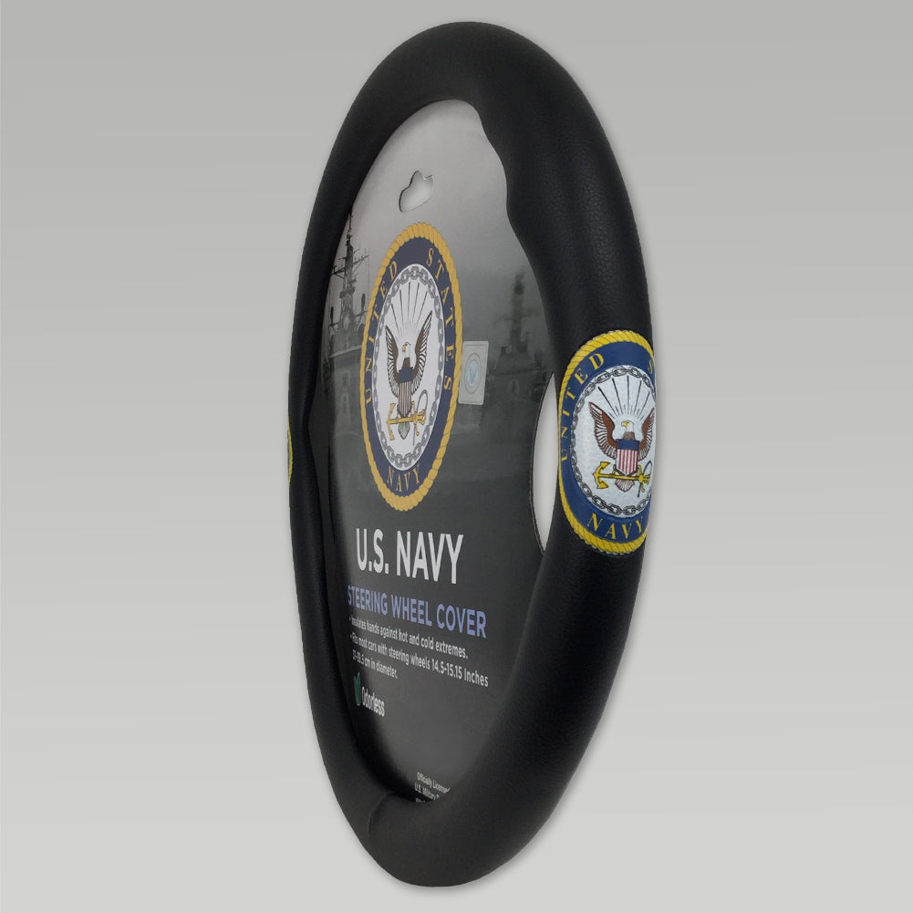 Navy Car Steering Wheel Cover