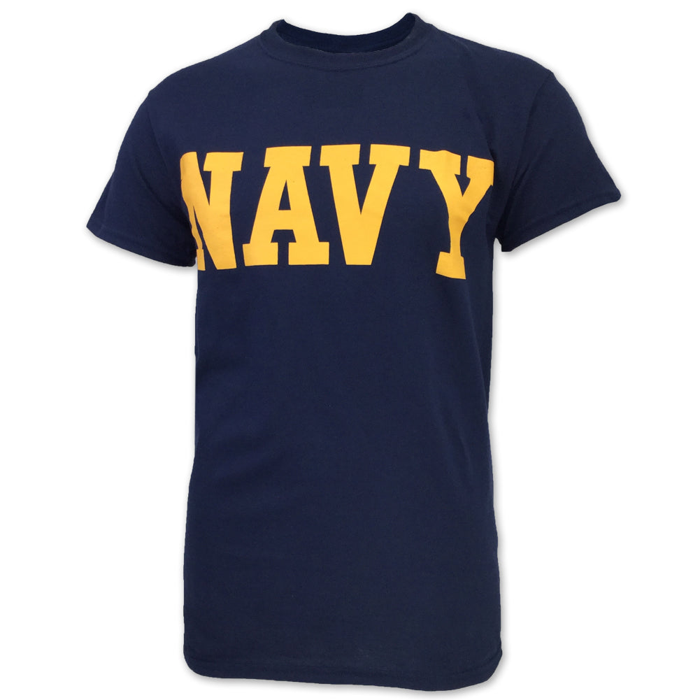 U.S. Navy T-Shirts: Navy Core T-Shirt in Navy/Gold | Men's T-Shirts