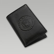 Load image into Gallery viewer, Navy Embossed Trifold Wallet