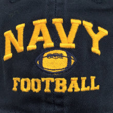 Load image into Gallery viewer, Navy Football Twill Hat (Navy)