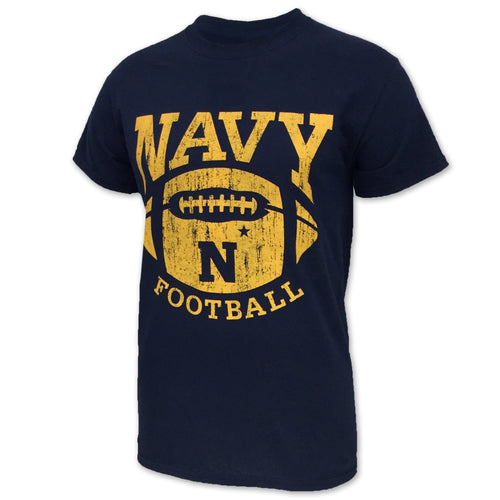 Navy Football Icon T-Shirt (Navy)