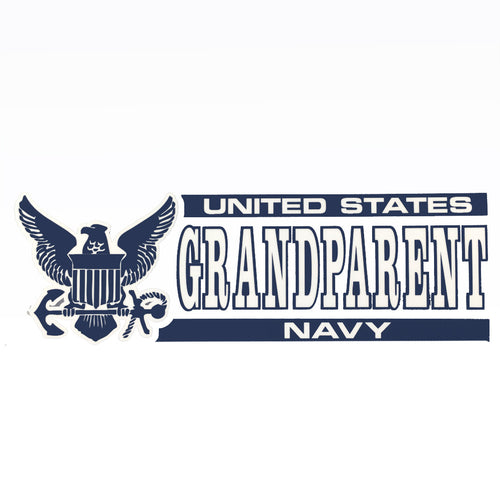 Navy Grandparent Decal