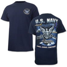 Load image into Gallery viewer, Navy Honor Action T-Shirt