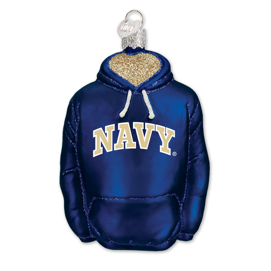 Navy Hoodie Ornament