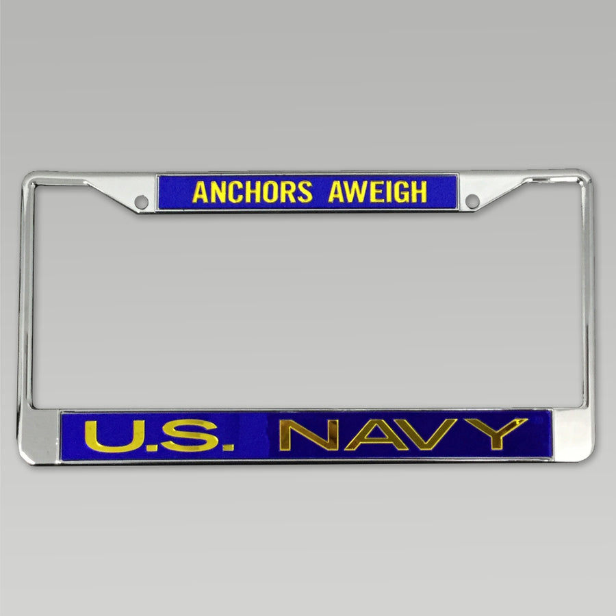 Navy License Plate Frame
