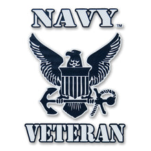 Load image into Gallery viewer, Navy Veteran Logo Decal