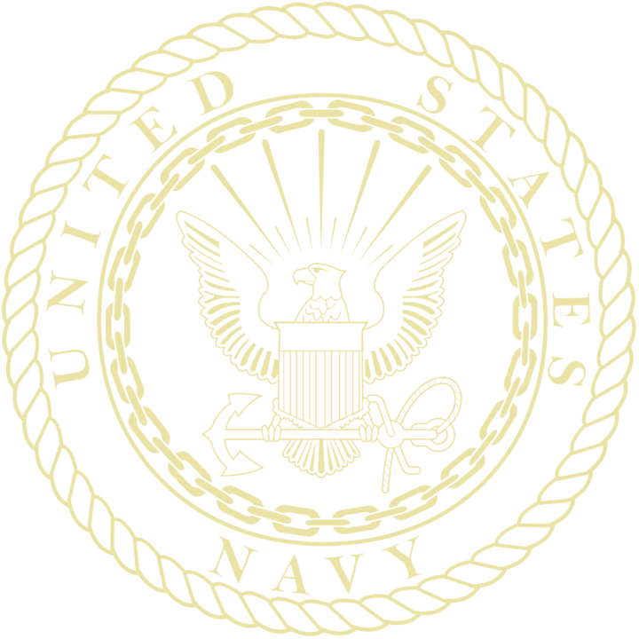 U.S. Navy Gold Embossed Certificate Frame (Vertical)*