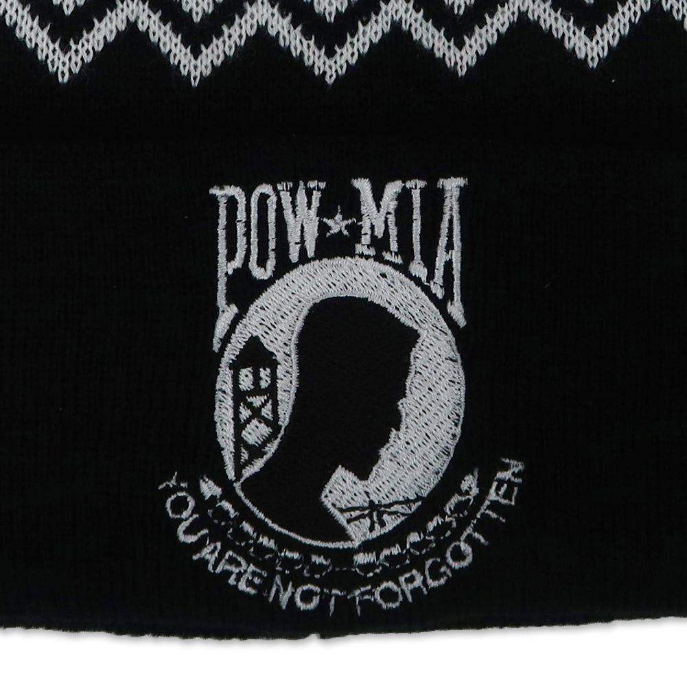 POW MIA Watch Cap (Black)