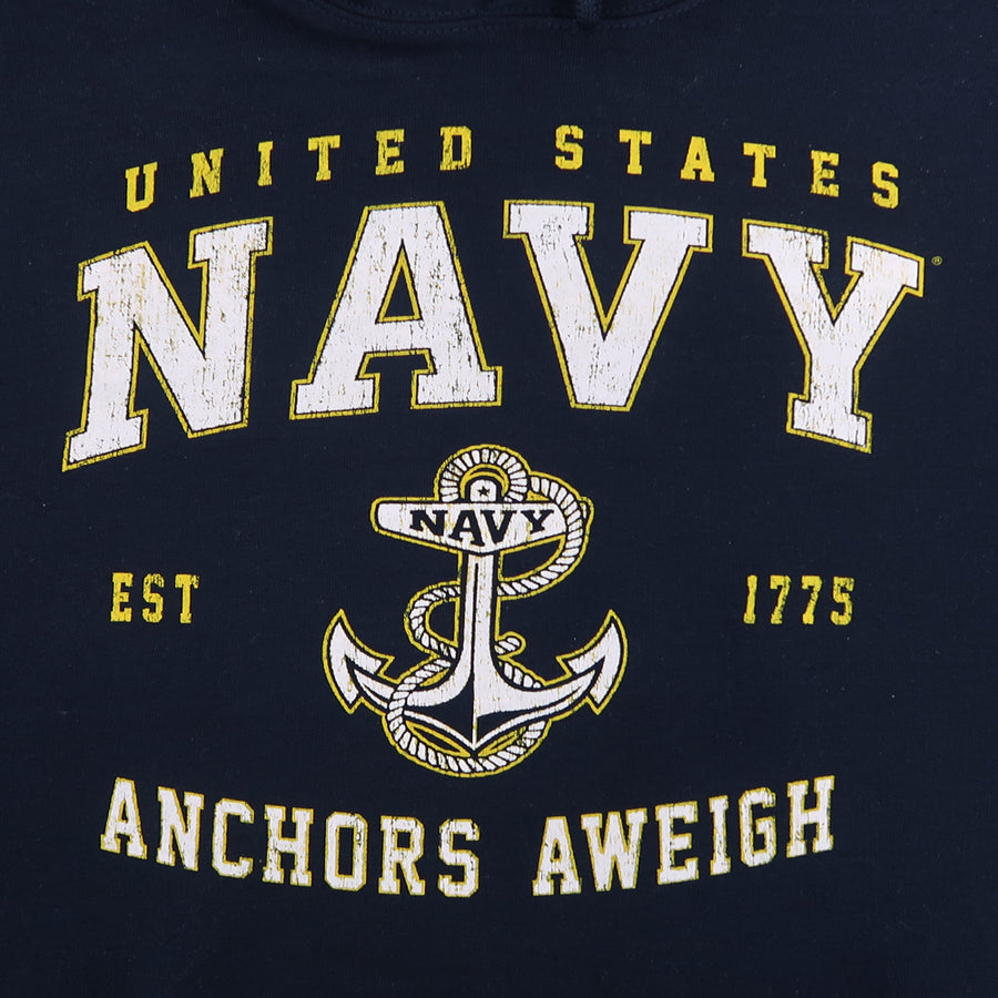 US Navy Anchors Aweigh Hoodie (Navy)