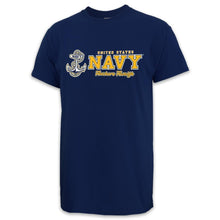 Load image into Gallery viewer, UNITED STATES NAVY ANCHORS AWEIGH T-SHIRT