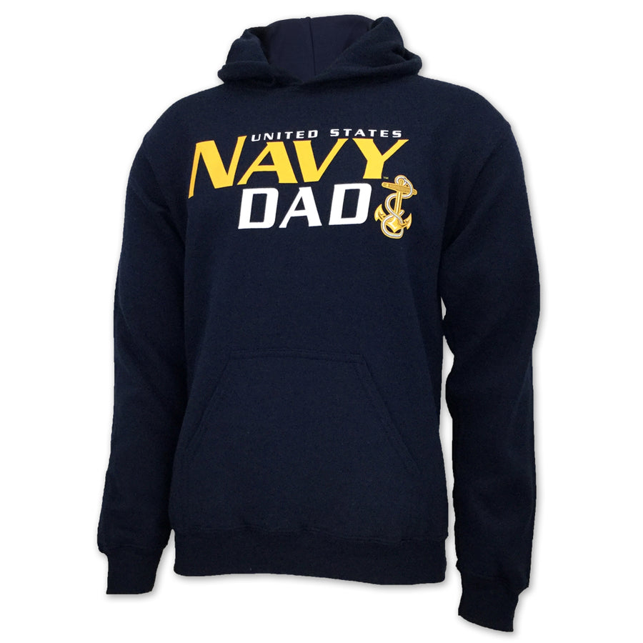 U.S. Navy Sweatshirts: United States Navy Dad Hoodie in Navy