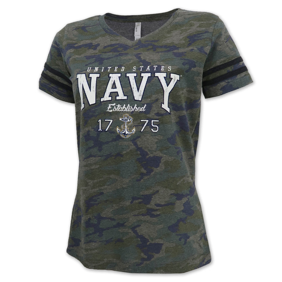 United States Navy Ladies Camo T-Shirt