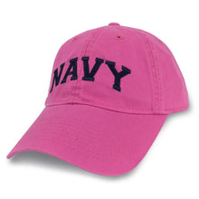 Load image into Gallery viewer, Womens Navy Arch Hat (Pink)